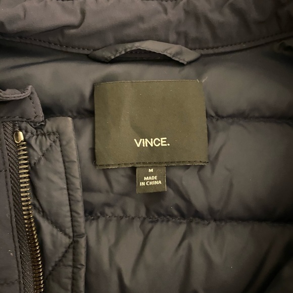 Vince Quilted Down Shirt Jacket - Picture 4 of 12